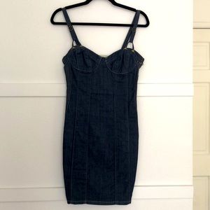 Guess Denim Corset Dress